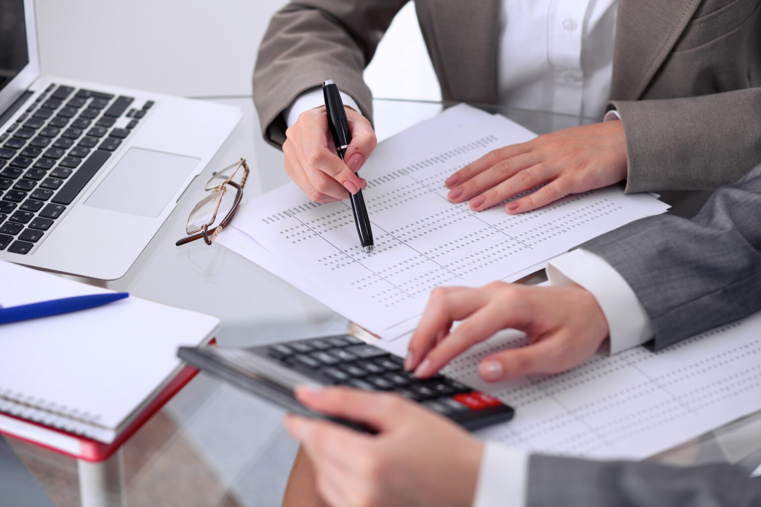 Accountants at work
